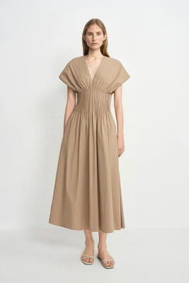 Piquenique Pintuck V-Neck Dress | Rue Sophie