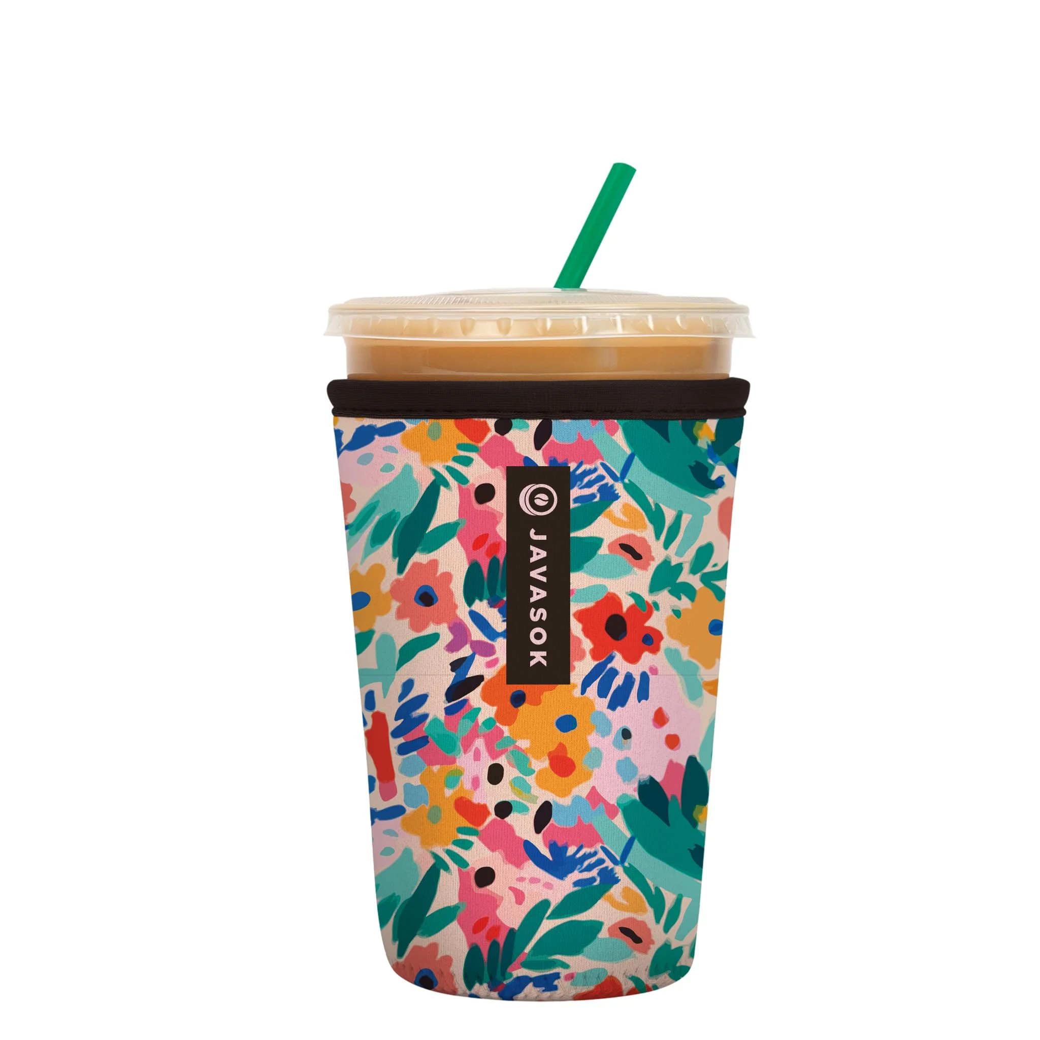 JavaSok Insulated Sleeve for Iced Coffee & Soda, Medium 22-28oz, Durable Neoprene, Non-Slip Grip,... | Walmart (US)