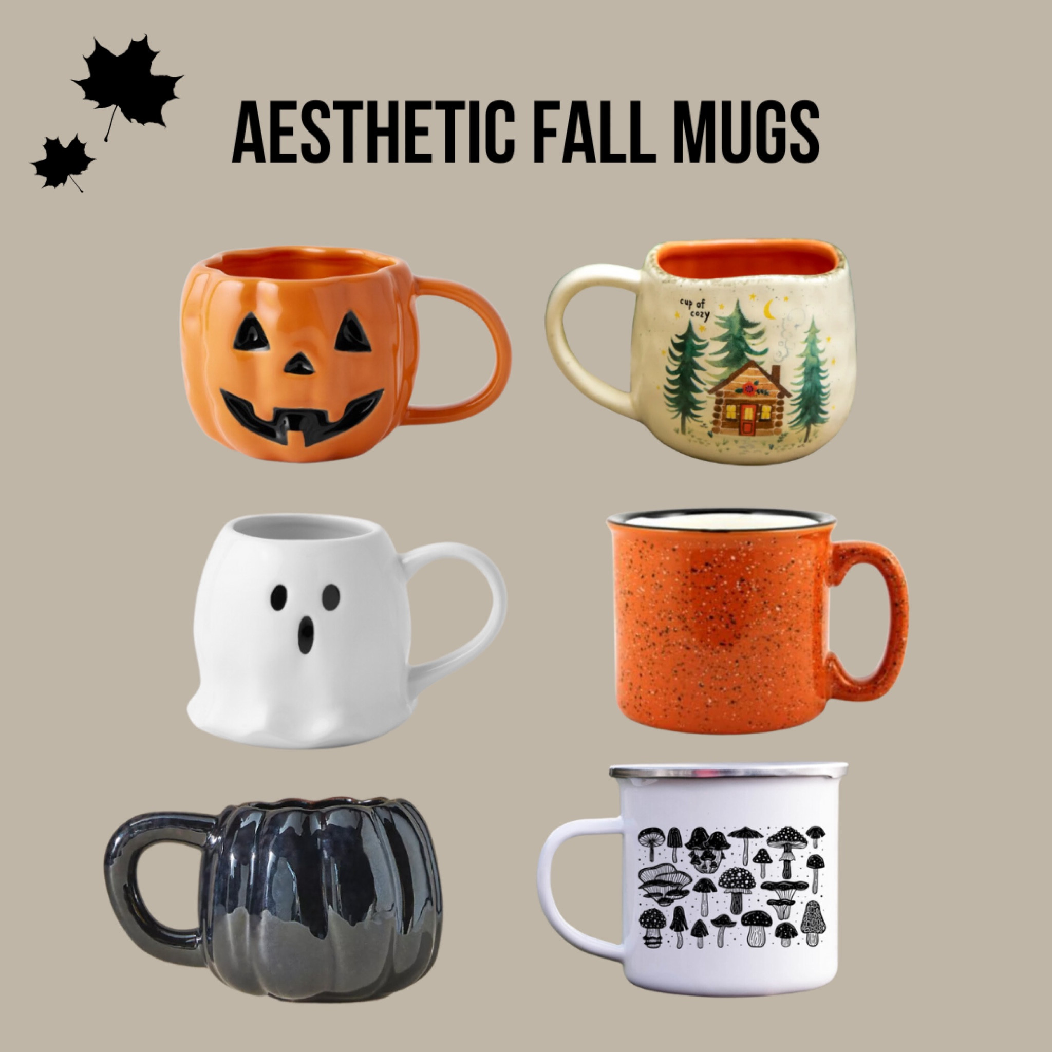 Obsessed with these festive vibey fall mugs. Brb daydreaming about sipping pumpkin spice lattes out of these! 

Halloween mugs, fall mugs, coffee mugs, seasonal drinkware, pumpkin spice latte 

#LTKhome #LTKunder50 #LTKSeasonal