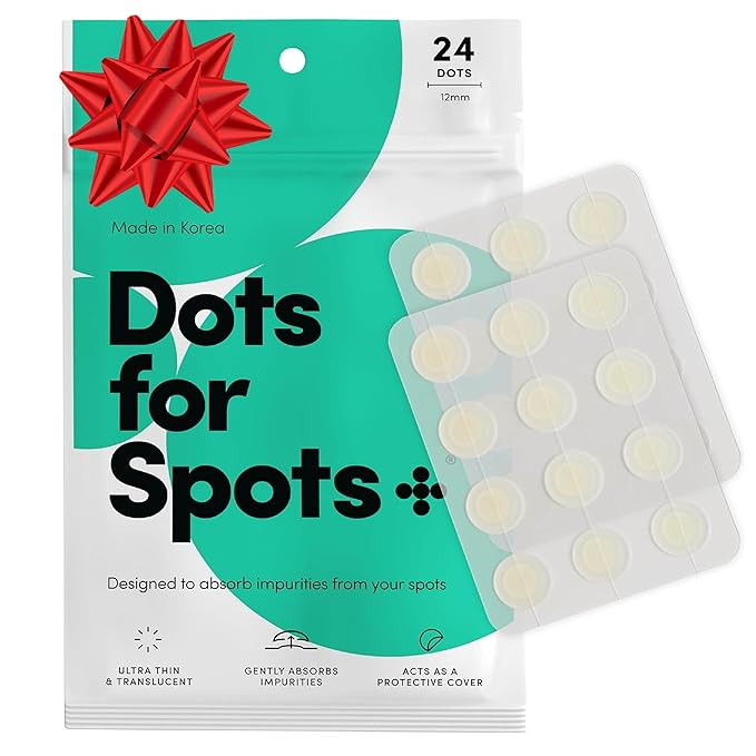 Dots for Spots Pimple Patches For Face - Stocking Stuffers - Fast Acting, Translucent Hydrocolloi... | Amazon (US)
