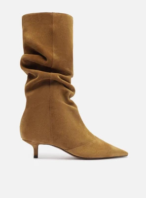 Skyler Low Stiletto Suede Boot | Arezzo US