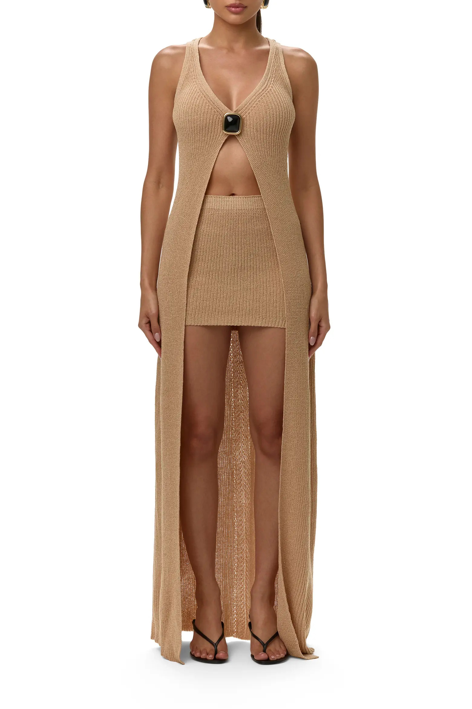 Naked Wardrobe Long Knit Vest (Women) | Nordstrom | Nordstrom