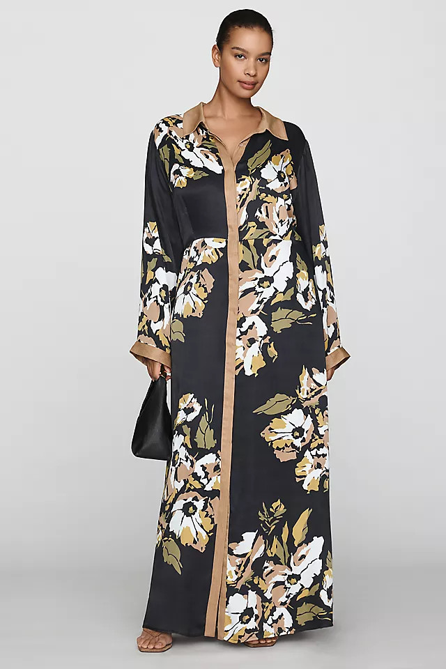 Bl-nk Printed Buttondown Shirtdress | Anthropologie (US)