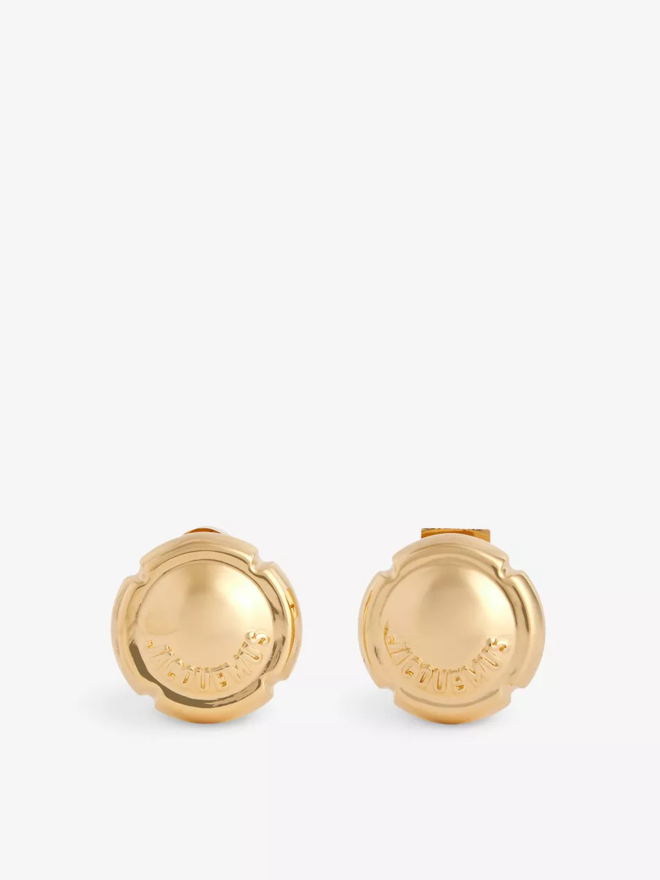 Les Festiva brass earrings | Selfridges