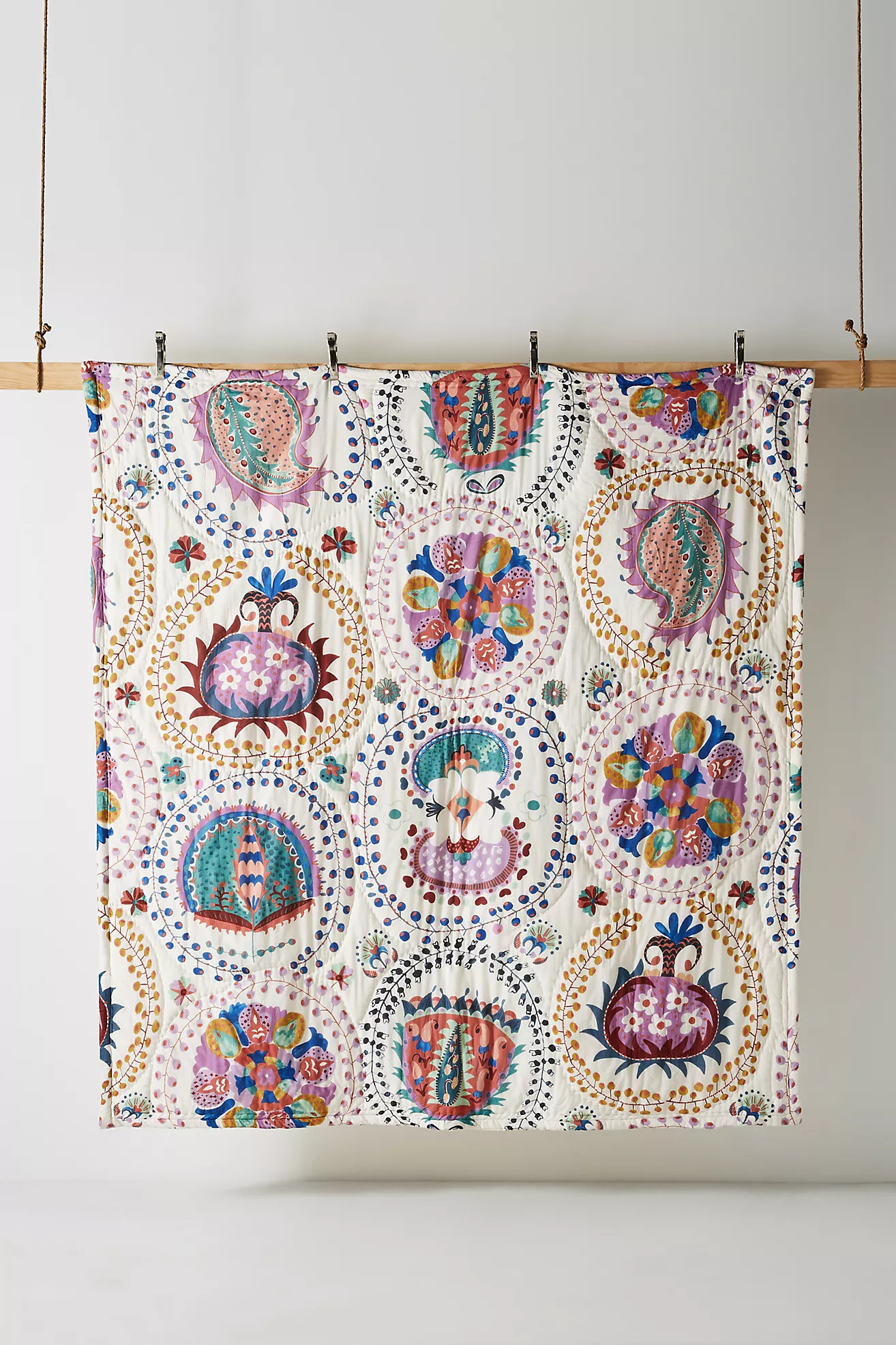100% Cotton Voile Printed Quilt Collection | Anthropologie (US)