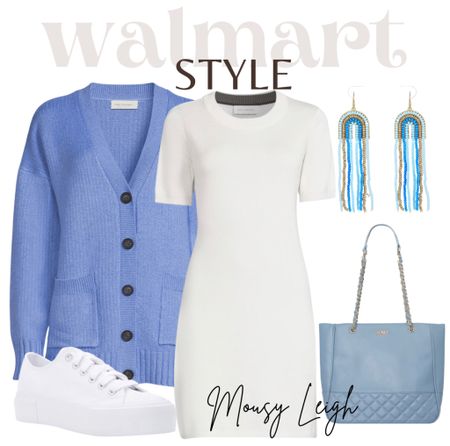 Loving this white and blue look from Walmart, featuring a new release dress and cardigan! 

walmart, walmart finds, walmart find, walmart fall, found it at walmart, walmart style, walmart fashion, walmart outfit, walmart look, outfit, ootd, inpso, bag, tote, backpack, belt bag, shoulder bag, hand bag, tote bag, oversized bag, mini bag, workwear, work, outfit, workwear outfit, workwear style, workwear fashion, workwear inspo, work outfit, work style earrings, jewelry, cardigan, fall, fall style, fall outfit, fall outfit idea, fall outfit inspo, fall outfit inspiration, fall look, fall fashions fall tops, fall shirts, flannel, hooded flannel, crew sweaters, sweaters, long sleeves, pullovers, sneakers, fashion sneaker, shoes, tennis shoes, athletic shoes,  

#LTKstyletip #LTKFind #LTKshoecrush