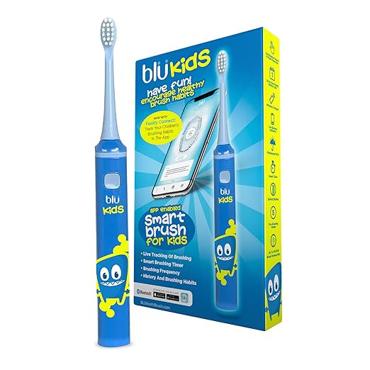 Blu Smart Bluetooth Enabled Kids Toothbrush with Live Tracking App to Teach Children Healthy Brus... | Amazon (US)