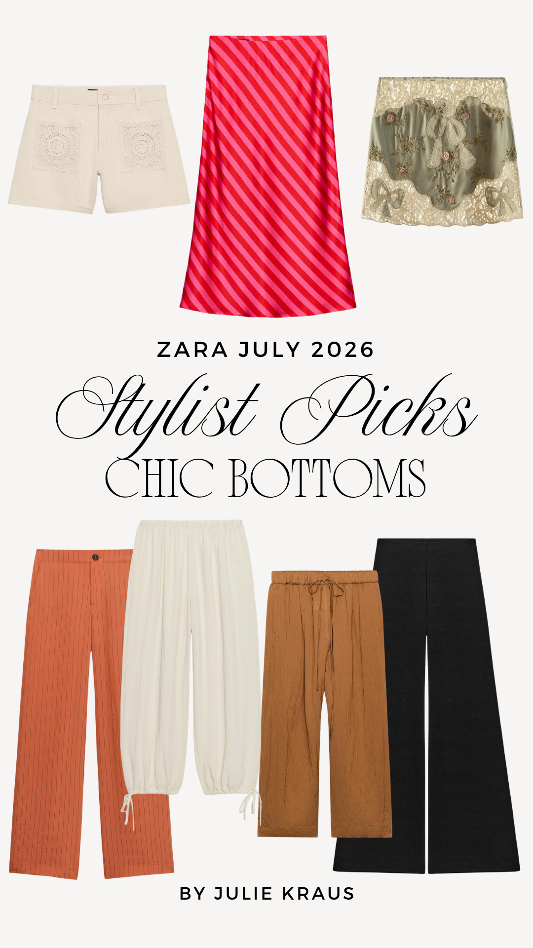 The bottoms from Zara making every outfit feel elevated and put-together right now. Easy to style and impossible to overlook. Zara Bottoms • Stylist Picks from Zara • Chic Summer Bottoms • Modern Outfit Ideas 2026 

 #LTKSeasonal #LTKOver40