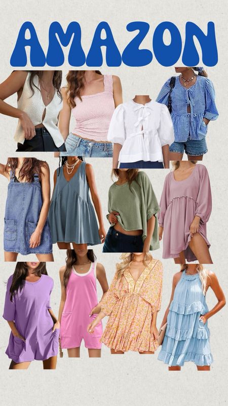 Amazon fashion finds

Free people lookalikes
Free people inspired 
Spring outfit
Summer outfit 
Casual outfit
Tie front shirt
Sweater vest 
Romper 
Mini dress
Vacation outfit 

#LTKSeasonal #LTKfindsunder50 #LTKstyletip