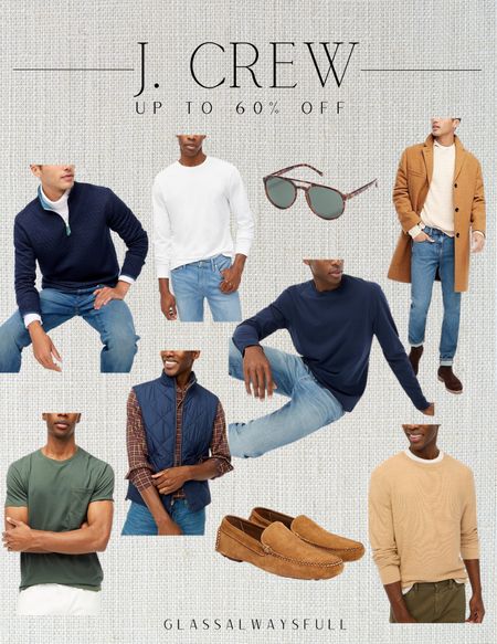 J.crew sale up to 60% off! This is one of my husbands favorite stores, runs tts - he wears size medium across the board. They especially have great basic t-shirts, Men’s clothes, men’s outfits, men’s sweaters, puffer vest, men’s gifts, Valentine’s Day, Valentine’s Day men’s. Callie Glass @glass_alwaysfull

#LTKGiftGuide #LTKmens #LTKsalealert