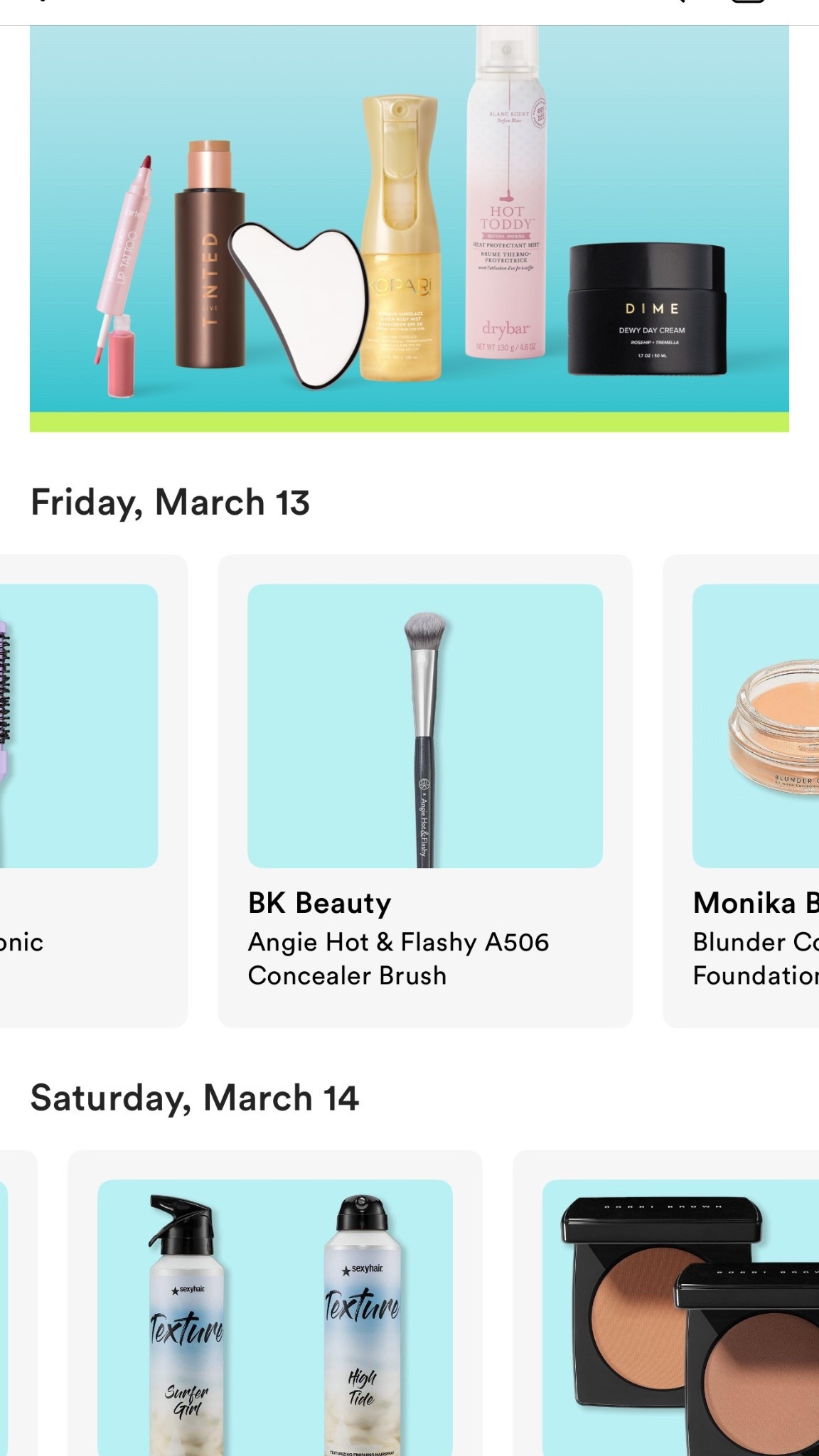 Ulta 21 days of beauty march 13th! 