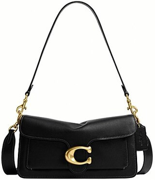 COACH Tabby 26 Smooth Leather Shoulder Bag - Black | Dillard's
