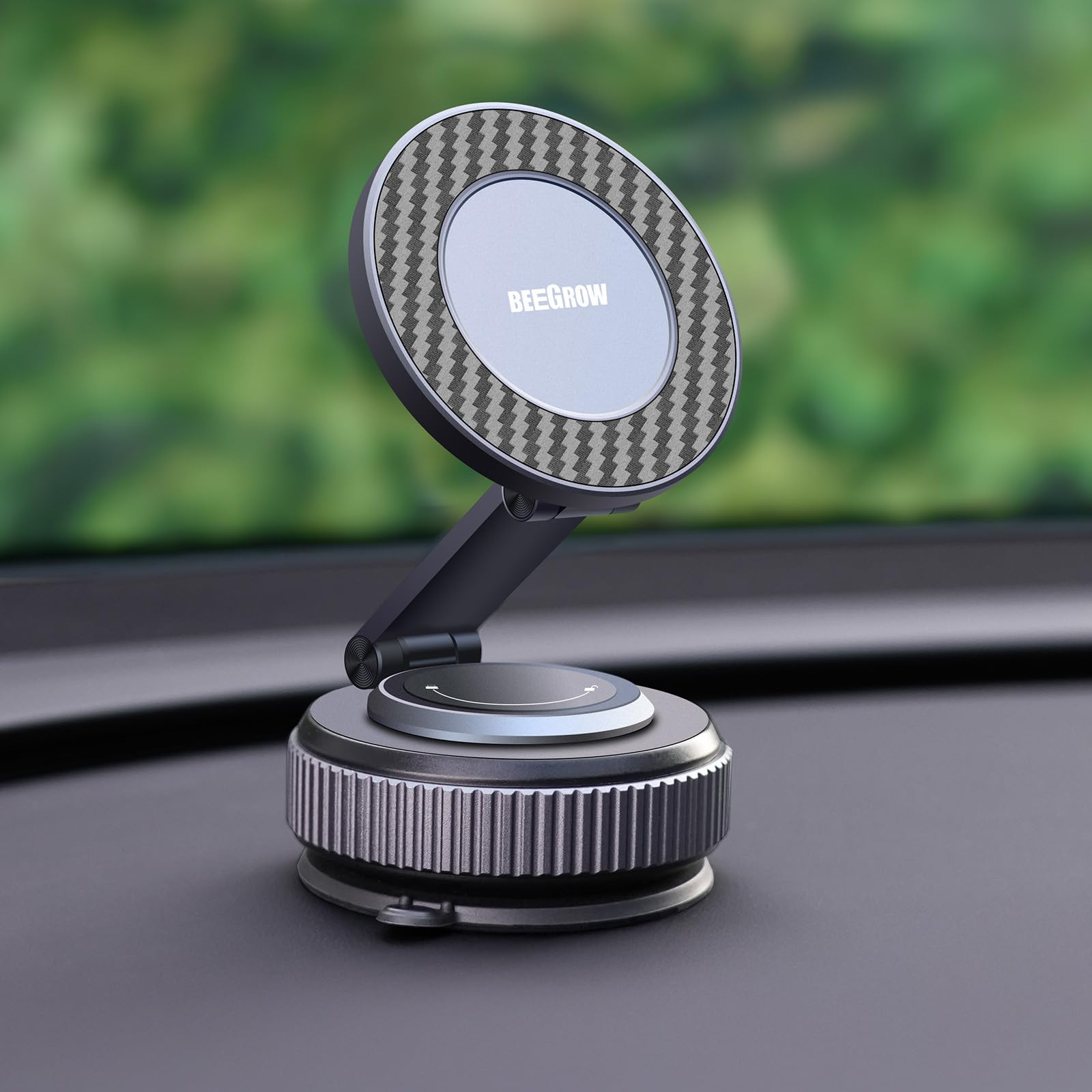 Car Phone Holder for Magsafe [96LBS Ultra Vacuum Suction+2800gf Ultra Magnetic] Car Phone Mount 3... | Amazon (US)