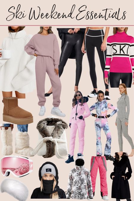 Ski weekend essentials! 

Cold weather outfits. Skiing outfits. Winter fashion. Ski outfit. Sweater. Lounge set. Cozy outfits. Leggings. Boots. Uggs. Ski mask. Amazon finds. Amazon fashion  

#LTKtravel #LTKSeasonal #LTKfindsunder100