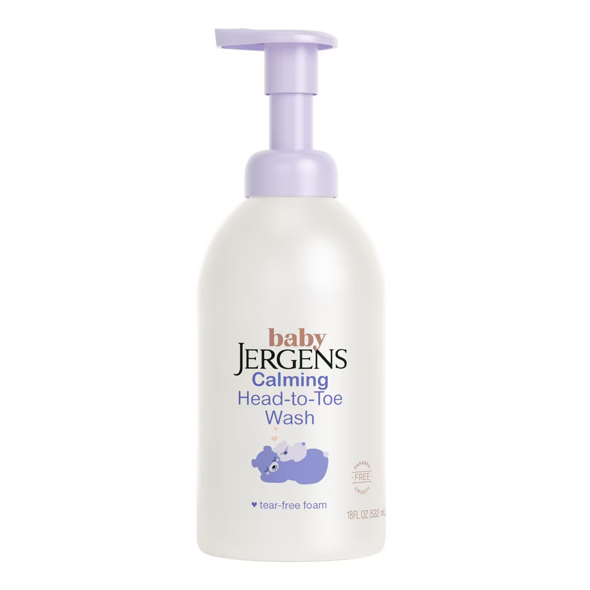 Baby Jergens Calming Head-to-Toe Tear-Free Foam Shampoo and Body Wash - 18 fl oz | Target