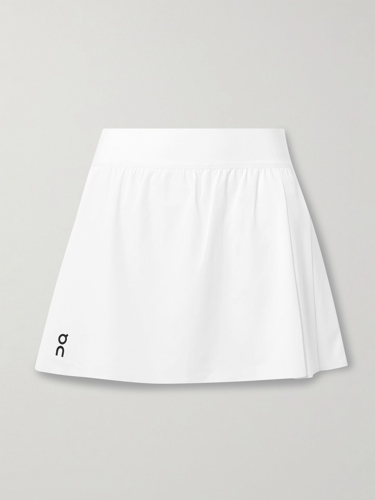 ON - Court Pleated Recycled-jersey Tennis Skirt - White | NET-A-PORTER (US)