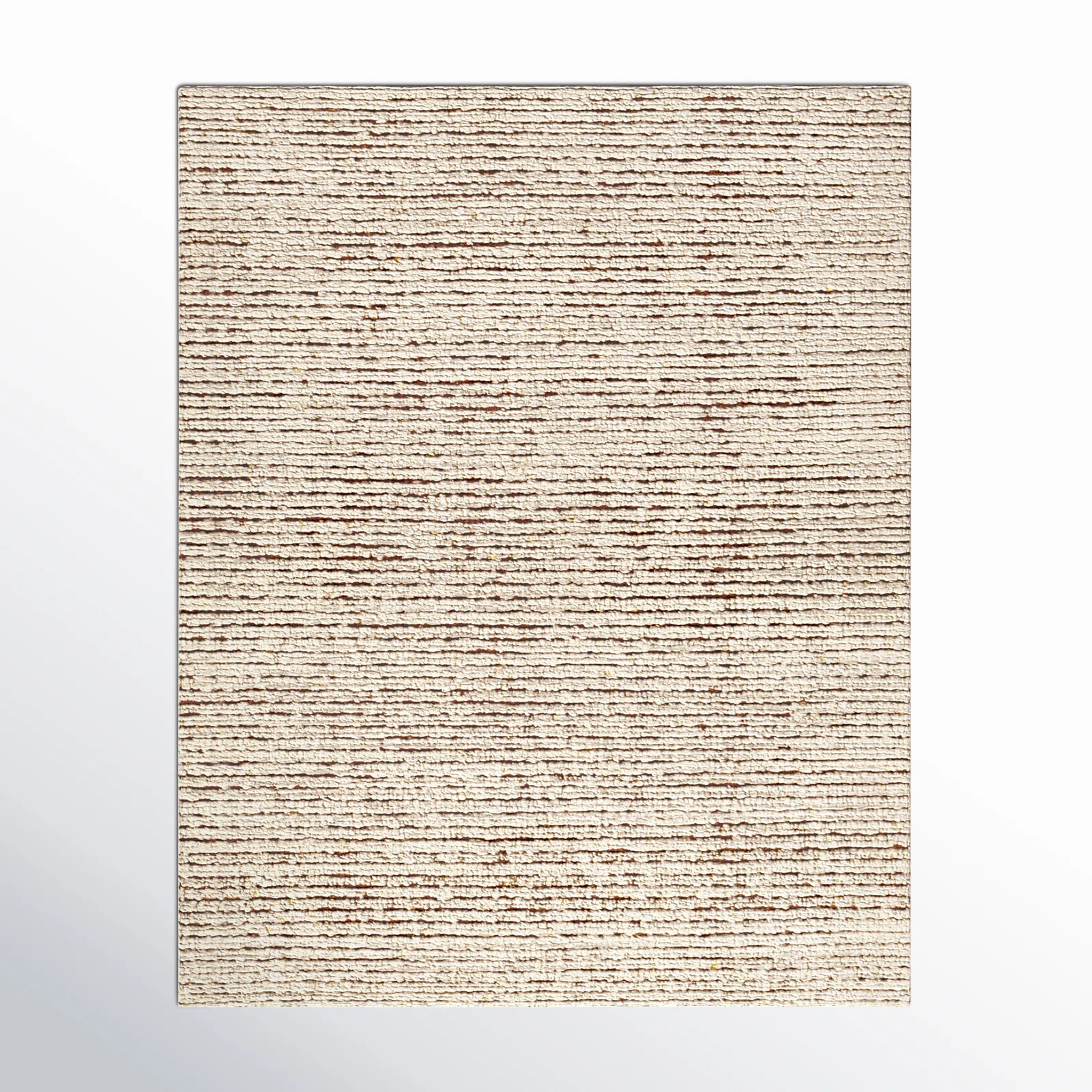 Gillian Striped Handmade Area Rug in Cream/Camel | AllModern