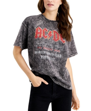 Junk Food Ac/Dc Graphic-Print Cotton T-Shirt | Macys (US)