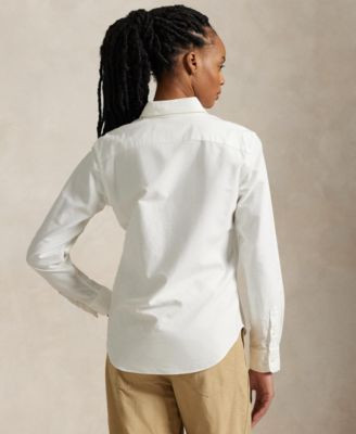 Polo Ralph Lauren Women's Slim-Fit Oxford Shirt - Macy's | Macy's