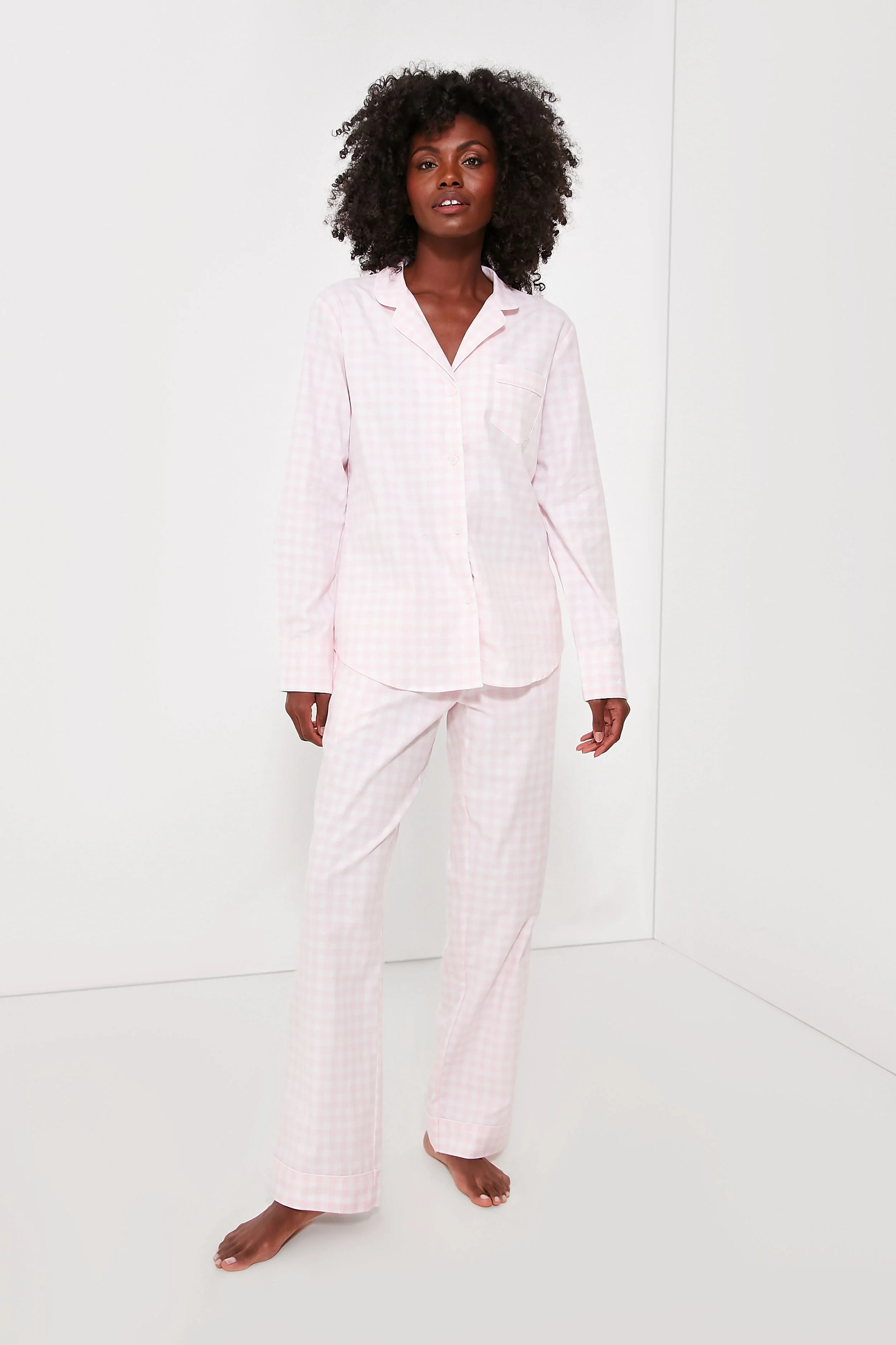 Pink Gingham Pajama Set | Tuckernuck (US)