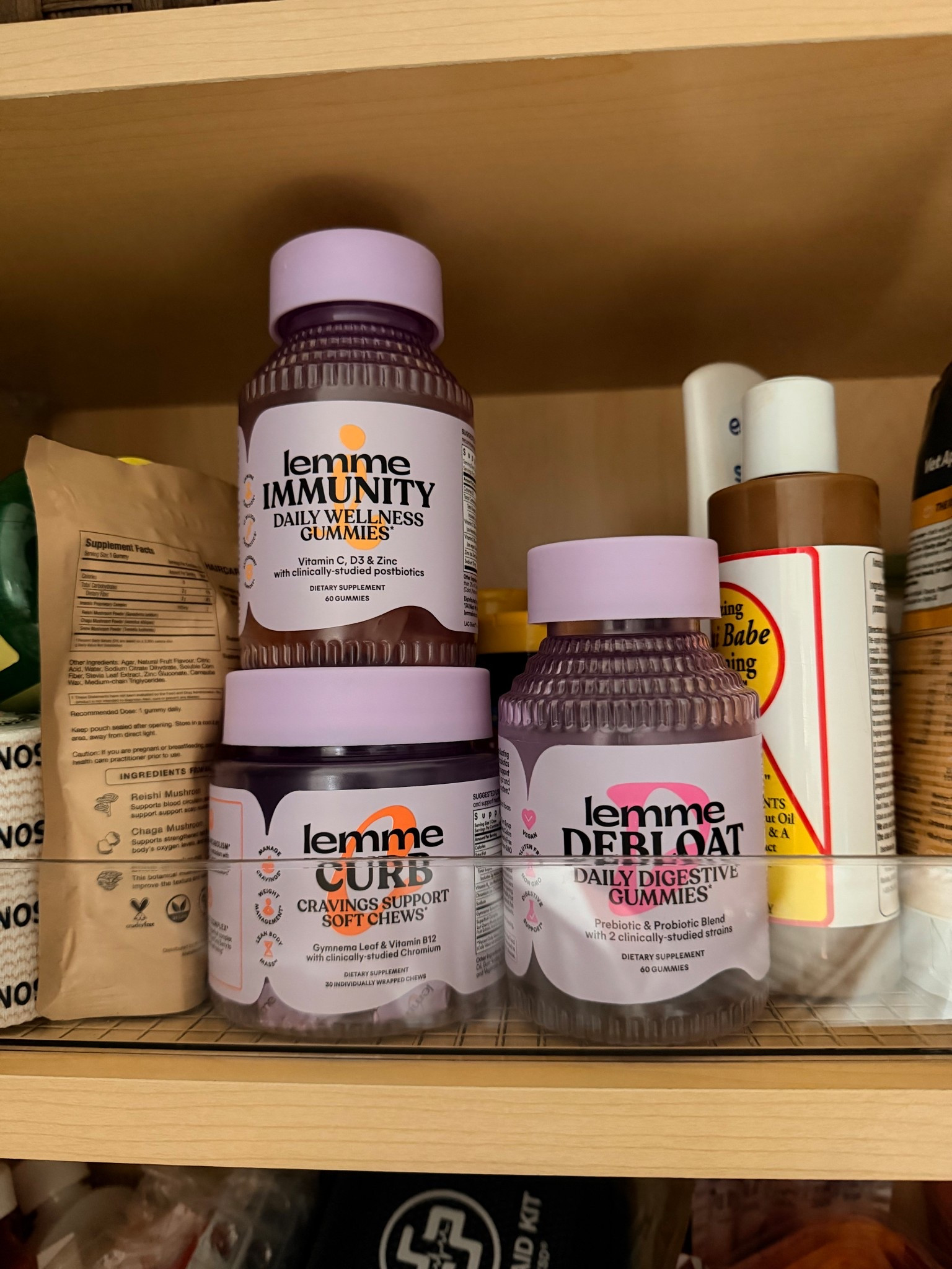 Lemme is having their sale! 20% off all — these are stocked in my medicine cabinet 💊

#LTKselfcare #LTKfitnessgoals #LTKCyberWeek