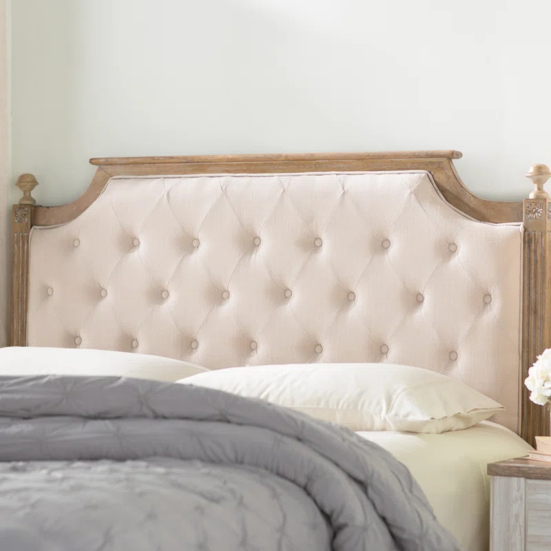 Moneta Upholstered Solid Wood Panel Headboard | Wayfair North America