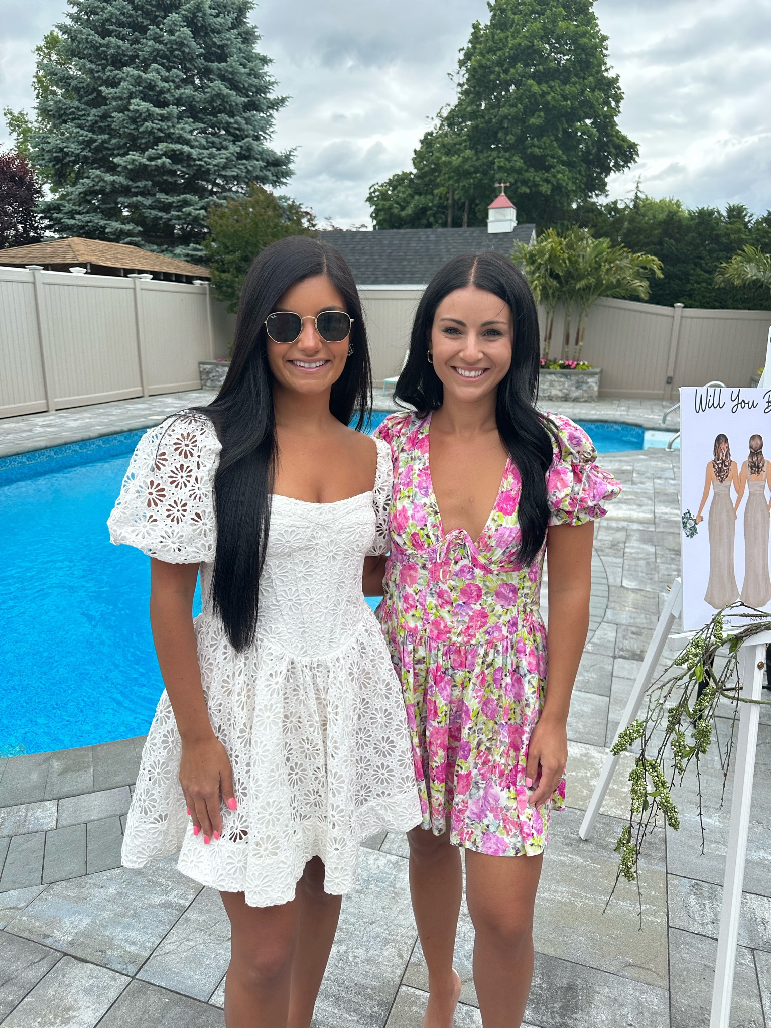 Bridesmaids proposal brunch 
White dress perfect for bridal shower or any bridal event 

#LTKSeasonal #LTKstyletip #LTKwedding