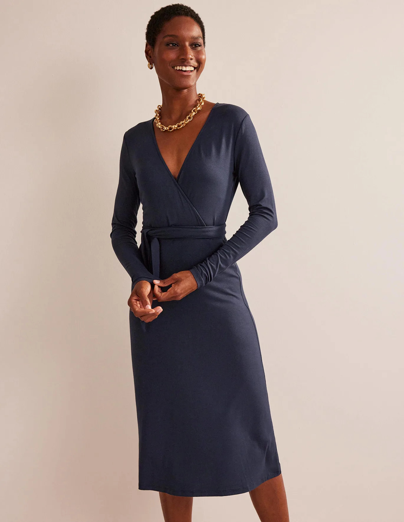 Nina Jersey Midi Dress | Boden (US)