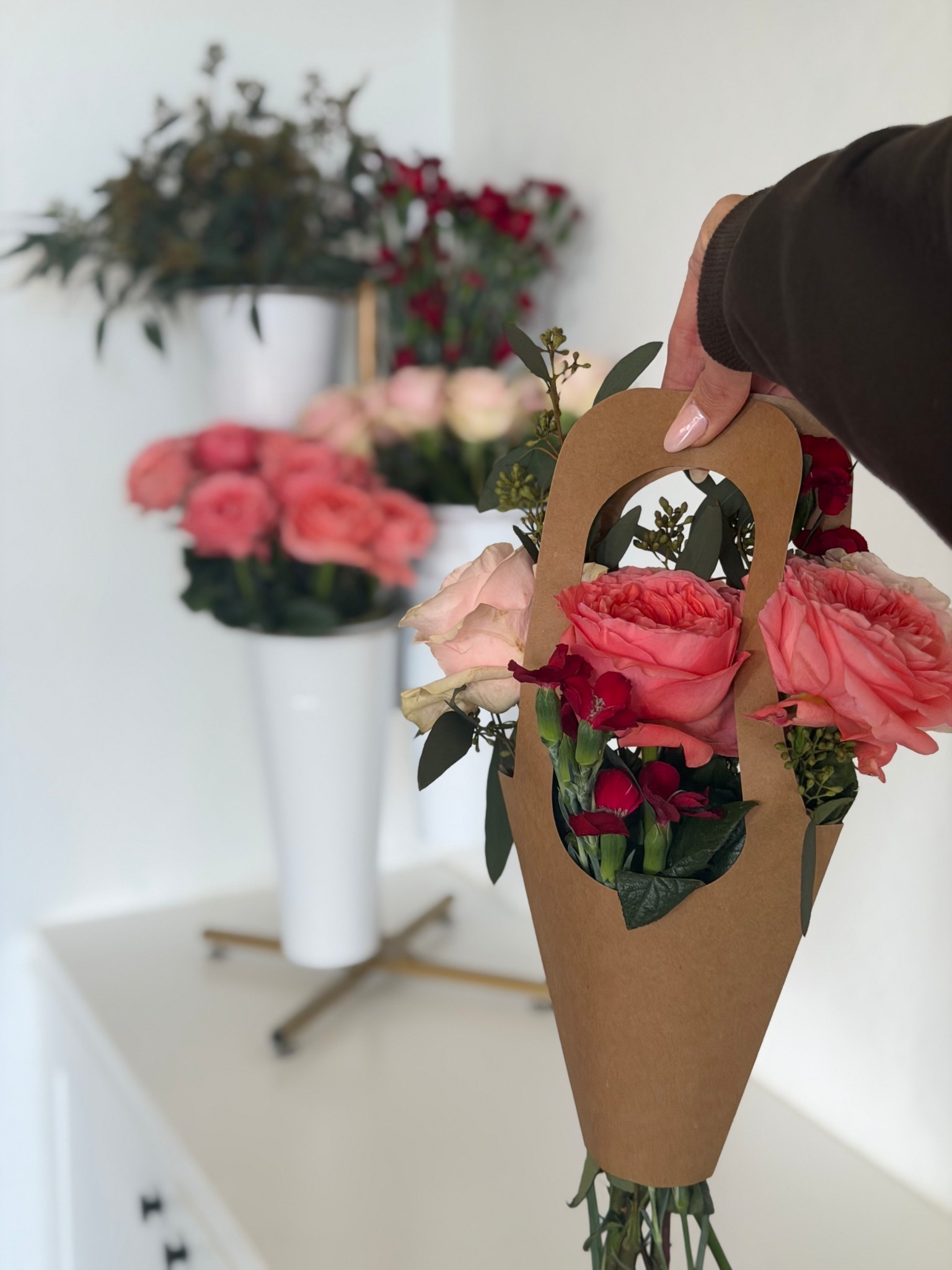 I found the coolest stand on Amazon for a bloom bar. It has a brass space and can has four buckets for flowers. I got mine at Trader Joe’s. Then everyone can use the little brown Kraft sleeves to build their own bouquets. Perfect for a Galentine’s party, bridal or baby shower and more! 


#LTKSeasonal #LTKWedding #LTKHome