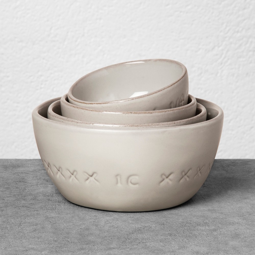 4pk Measuring Cup Cream - Hearth & Hand with Magnolia | Target