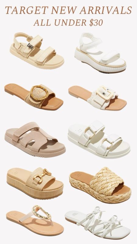 Target New Arrivals! These cute sandals are all 20% off right now and under $30!
………………
raffia sandals woven sandals straw sandals platform sandals platform slides Steve Madden dupes bow slides bow sandals Chanel dupes gucci dupes birkenstock dupes birks dupes reef dupes buckle sandals buckle slides Hermes dupes velcro slides sandal dupes beach sandals summer sandals spring sandals beach shoes resort wear resort shoes beach outfit vacation look vacation outfit sandals under $30 sandals under $20 sandals under $25 shoes under $30 shoes under $25 shoes under $20 white sandals nude sandals graduation look graduation outfit date night look date night outfit tan sandals

#LTKOver40 #LTKShoeCrush #LTKSaleAlert
