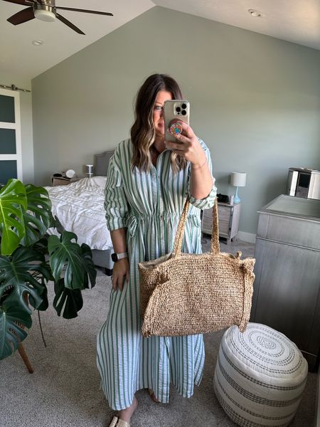 The perfect easy, breezy spring dress that’s under $25 right now. Pair it with these cute raffia sandals and bag for a fun, beachy look. Who else is ready to say goodby to winter for good?! 

#LTKxTarget #LTKover40 #LTKmidsize