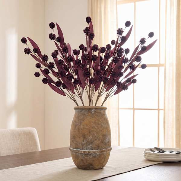 Burgundy Thistle Stem, 31" | At Home