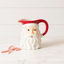 Jolly Santa Christmas Pitcher | Antique Farm House