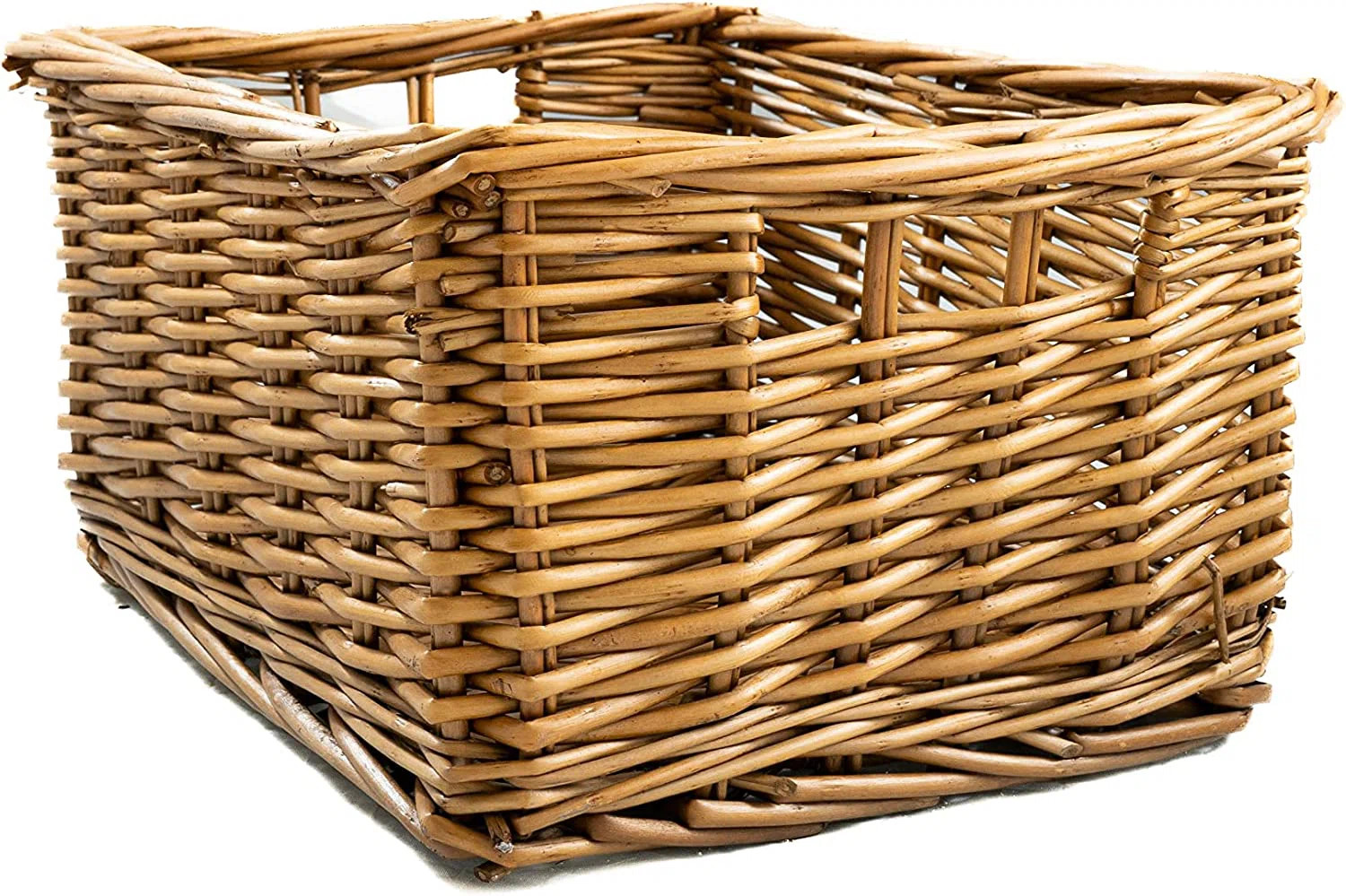 Rectangular Wicker Storage Basket (Set of 4) | Wayfair UK