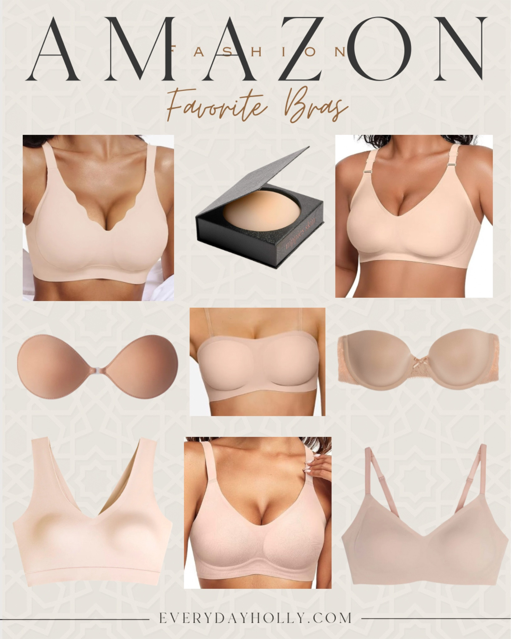 Must-Have Bras | bras, strapless bra, seamless bra, bra for dress, nipple covers, undergarments, petite fashion, wardrobe must haves, bra must haves, undergarment must haves, comfy bra, t shirt bra, everyday bra #undergarments #womensfashion Everyday Holly


#LTKOver40 #LTKStyleTip #LTKFindsUnder50