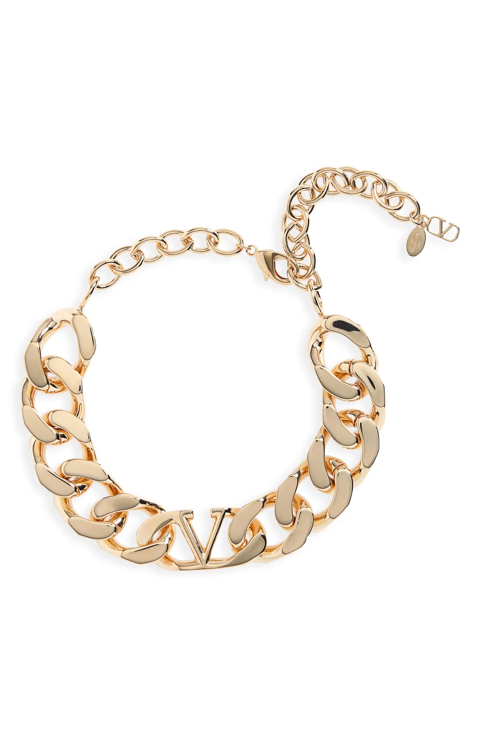 Valentino VLOGO Chain Choker Necklace | Nordstrom | Nordstrom