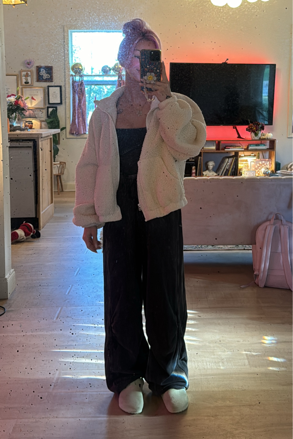 cozy season prepared 
Onesie size XS 
Jacket size S, low stock linking other cuties :)
