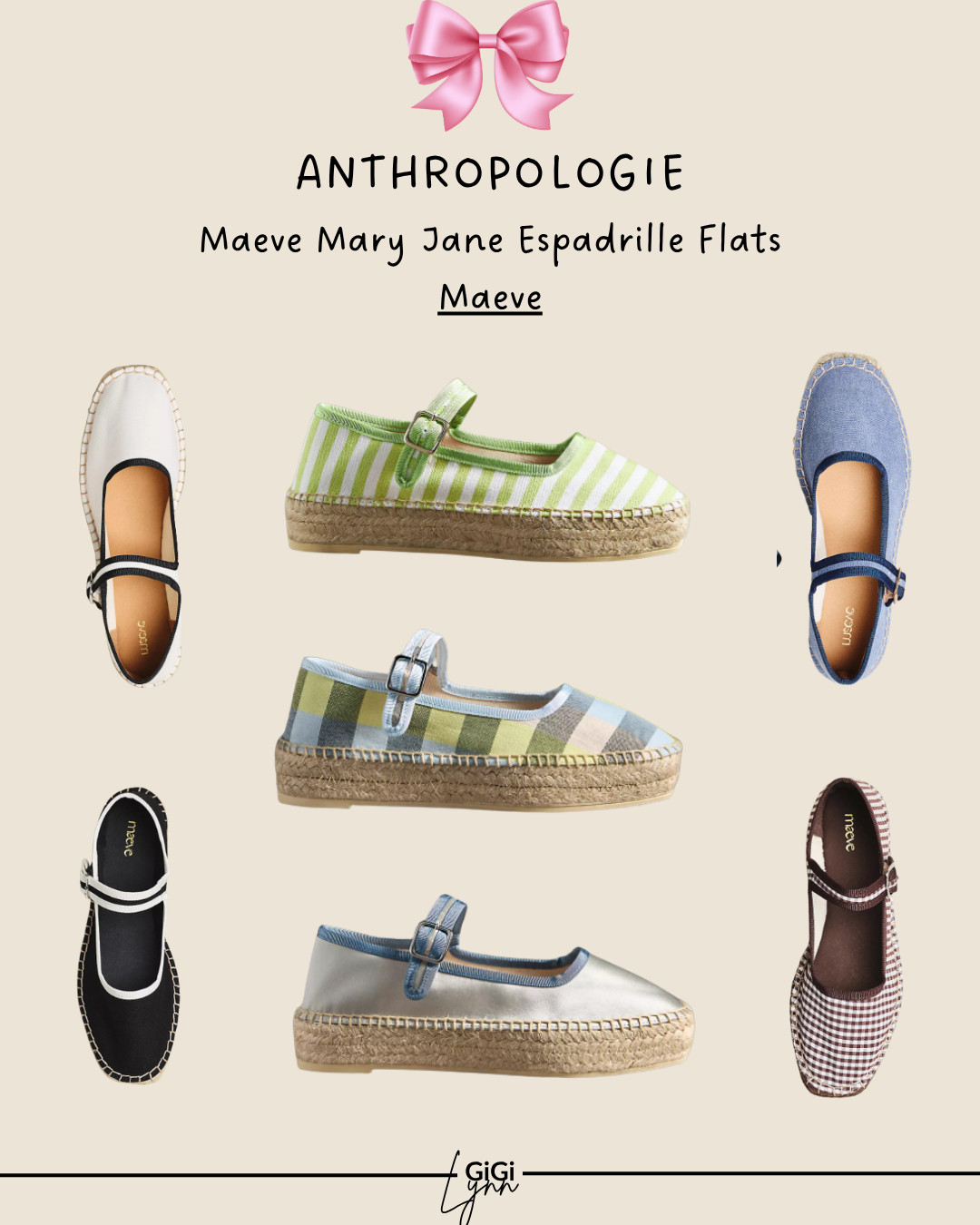 The Maeve Mary Jane Espadrille Flats from Anthropologie are the perfect blend of classic charm and effortless summer style. Featuring a Mary Jane strap design with an espadrille sole, these flats give you that timeless, feminine look with all-day comfort.

The espadrille detail adds a relaxed, warm-weather feel, while the flat sole makes them easy to wear for everyday activities. The Mary Jane silhouette keeps them polished and on-trend, making them a versatile shoe you can style with just about anything.

Pair them with maxi dresses, midi skirts, denim, jumpsuits, or casual sets for an effortlessly chic outfit.

Perfect for brunch, travel, vacation outfits, casual workwear, school days, or everyday wear.

✨ Why these flats are trending:
• Mary Jane espadrille flat design
• Comfortable everyday shoe
• Lightweight and easy to wear
• Feminine, timeless style
• Perfect for spring and summer outfits

If you love comfortable flats, elevated casual style, and versatile summer shoes, these are a must-have.

#ltkstyle #ltkshoes #maryjaneshoes #espadrilles #flats #summerstyle #elevatedcasual #anthropologie #effortlessstyle #midweststyle #over40style #ltkfinds

 

 #LTKootd #LTKSeasonal #LTKTravel