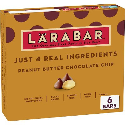Larabar Peanut Butter Chocolate Chip Protein Bar - 9.6oz/6ct | Target
