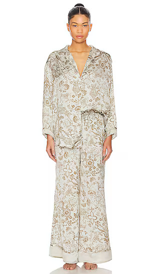 Dreamy Days Pajama Set in Earth Combo | Revolve Clothing (Global)