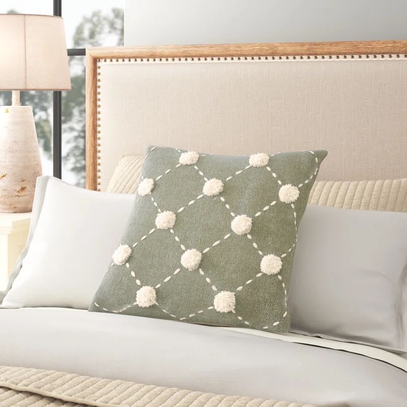 Sage Wendy Embroidered Throw Pillow | Wayfair North America