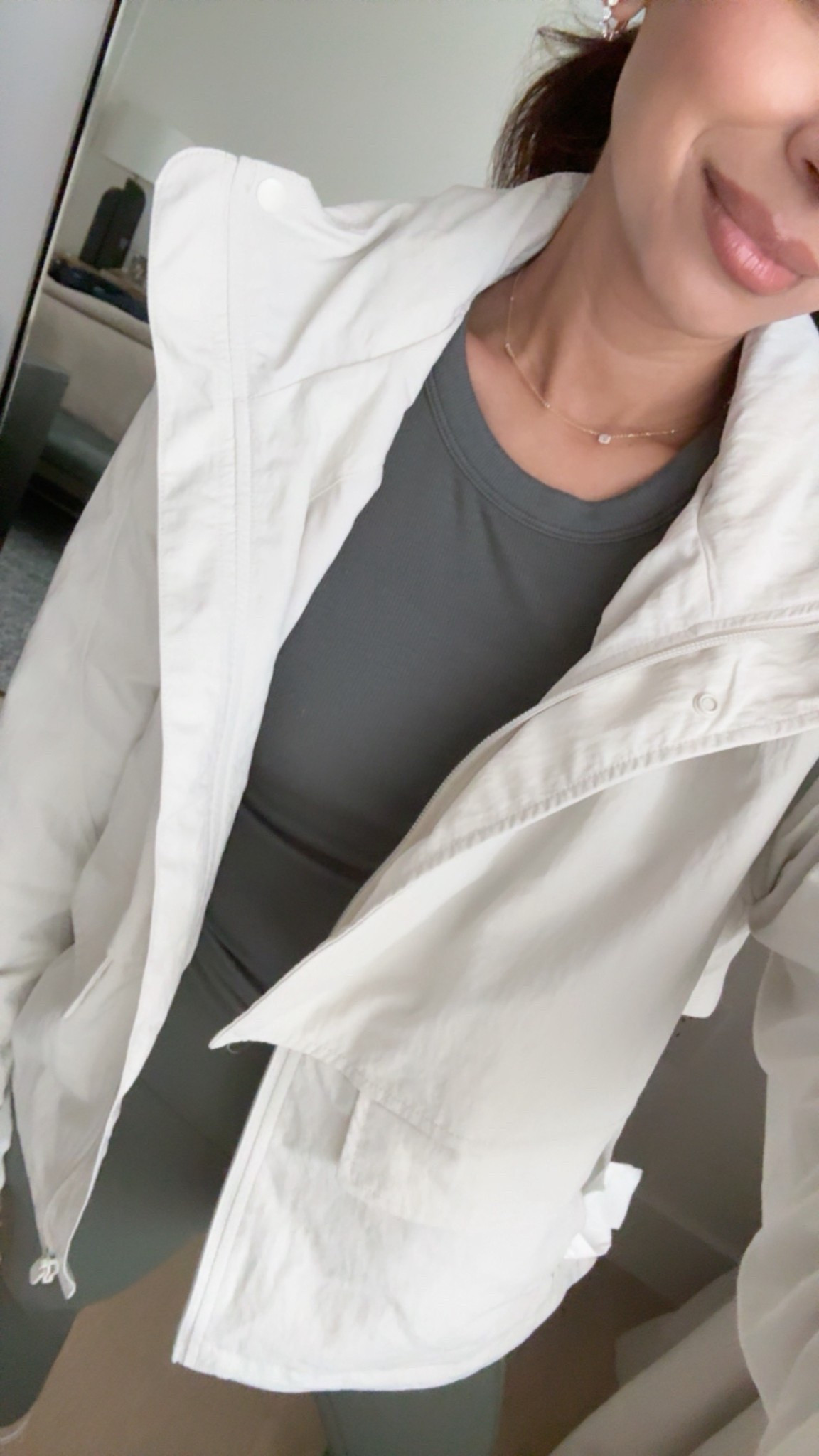 Wearing a size 2 in jacket, size 4 in leggings and top (I size up in these styles)

#LTKootd