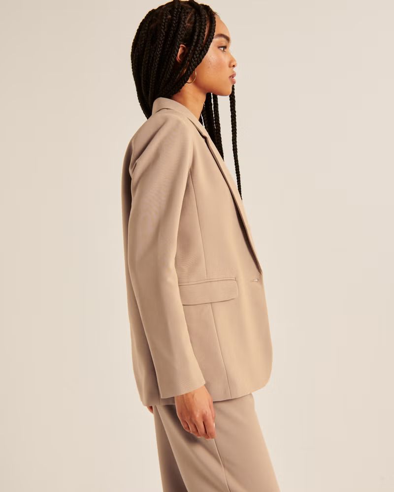 Women's Classic Suiting Blazer | Women's Coats & Jackets | Abercrombie.com | Abercrombie & Fitch (US)