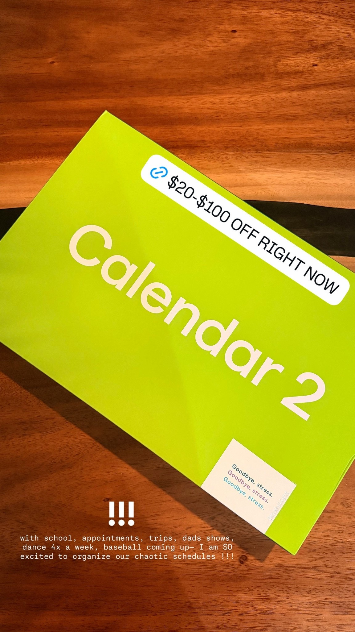 $20-$100 off right now with the back to school sale!!

SAVE $20 on 15” Calendar 
SAVE $100 on 27” Max Calendar

#LTKdayinmylife #LTKSaleAlert #LTKmomlife