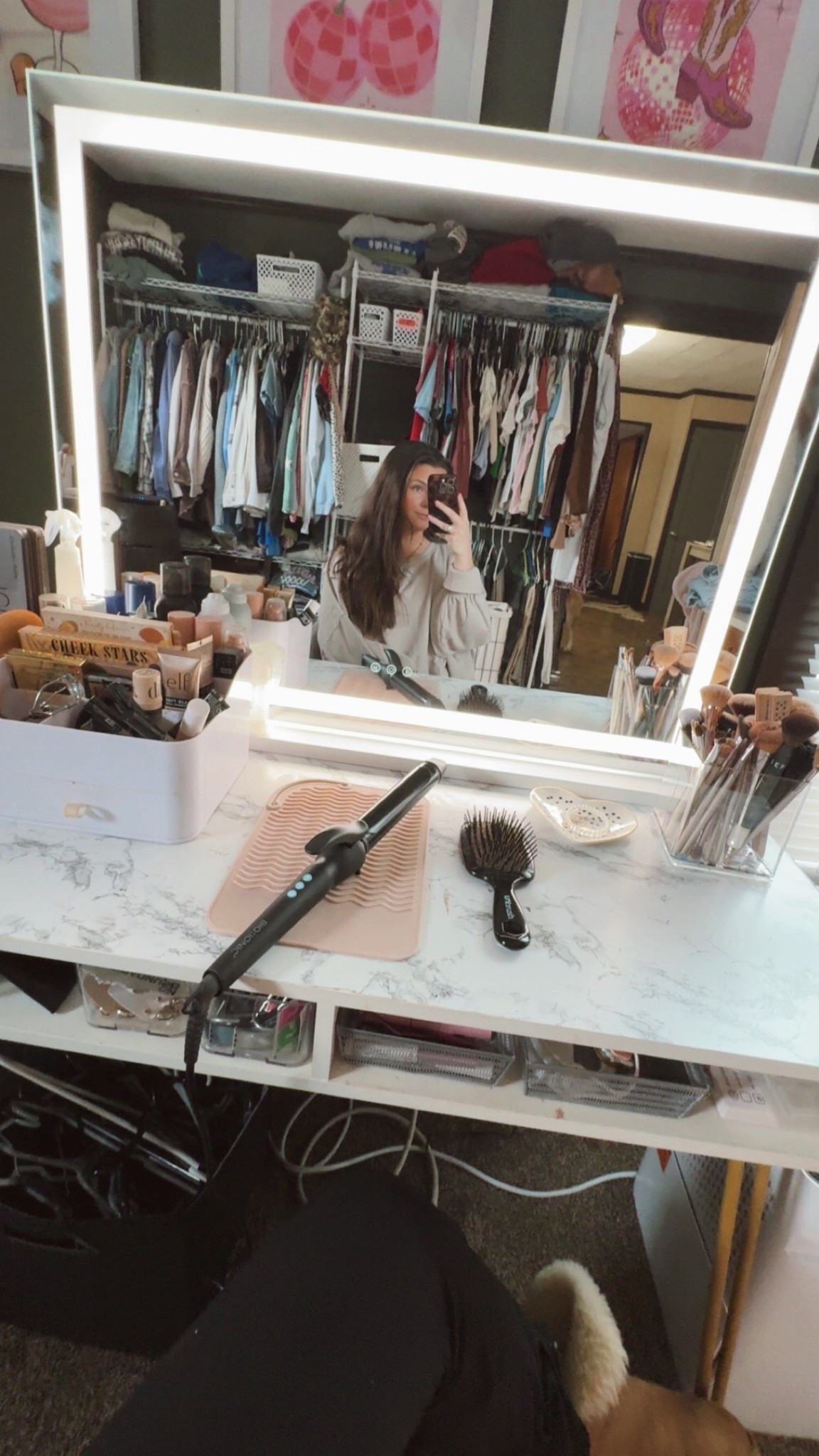 Leveled up the closet with this mirror. Also has usb ports on the side! 

#LTKGiftGuide #LTKBeauty #LTKHome