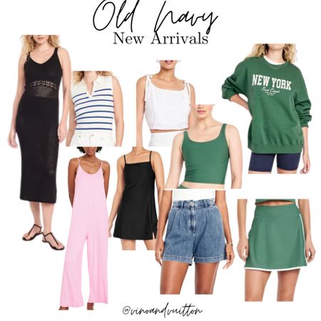 Old navy new arrivals!

Summer style
Summer looks
Vacation outfit
Old navy finds
Summer tops
Summer outfits 
Pickle ball outfit
Tennis dress
Swimsuit coverup
Pajamas
Denim shorts

#LTKSaleAlert #LTKStyleTip #LTKFindsUnder50