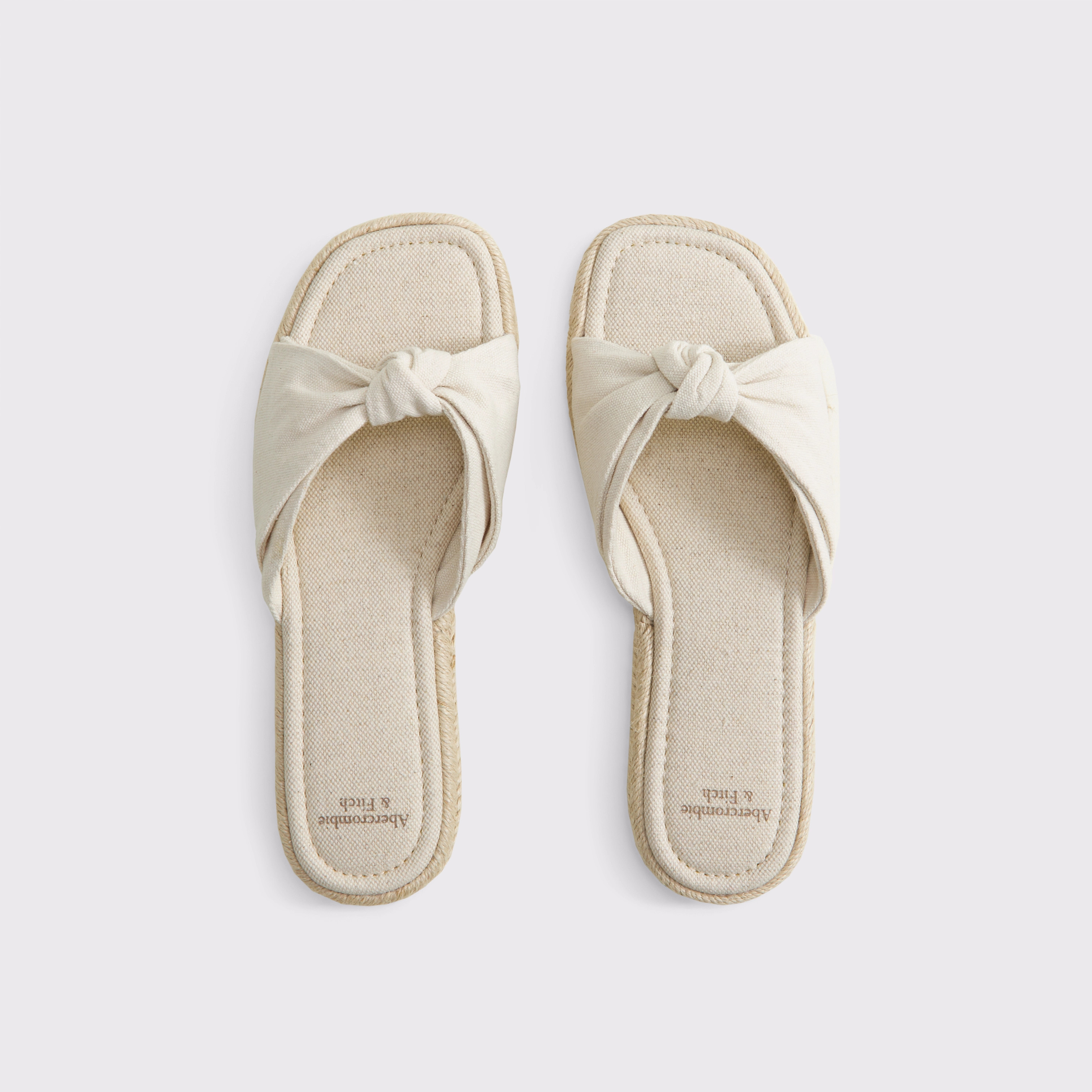 Knotted Slide Sandals | Abercrombie & Fitch (US)