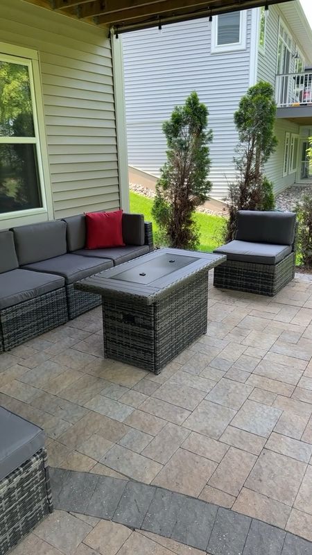 Review of our new fire pit patio set combo! On sale rn just over $1K and the beige set is under $1K! 

#outdoorfurniture #patioset #firepit

#LTKsalealert #LTKSeasonal #LTKhome