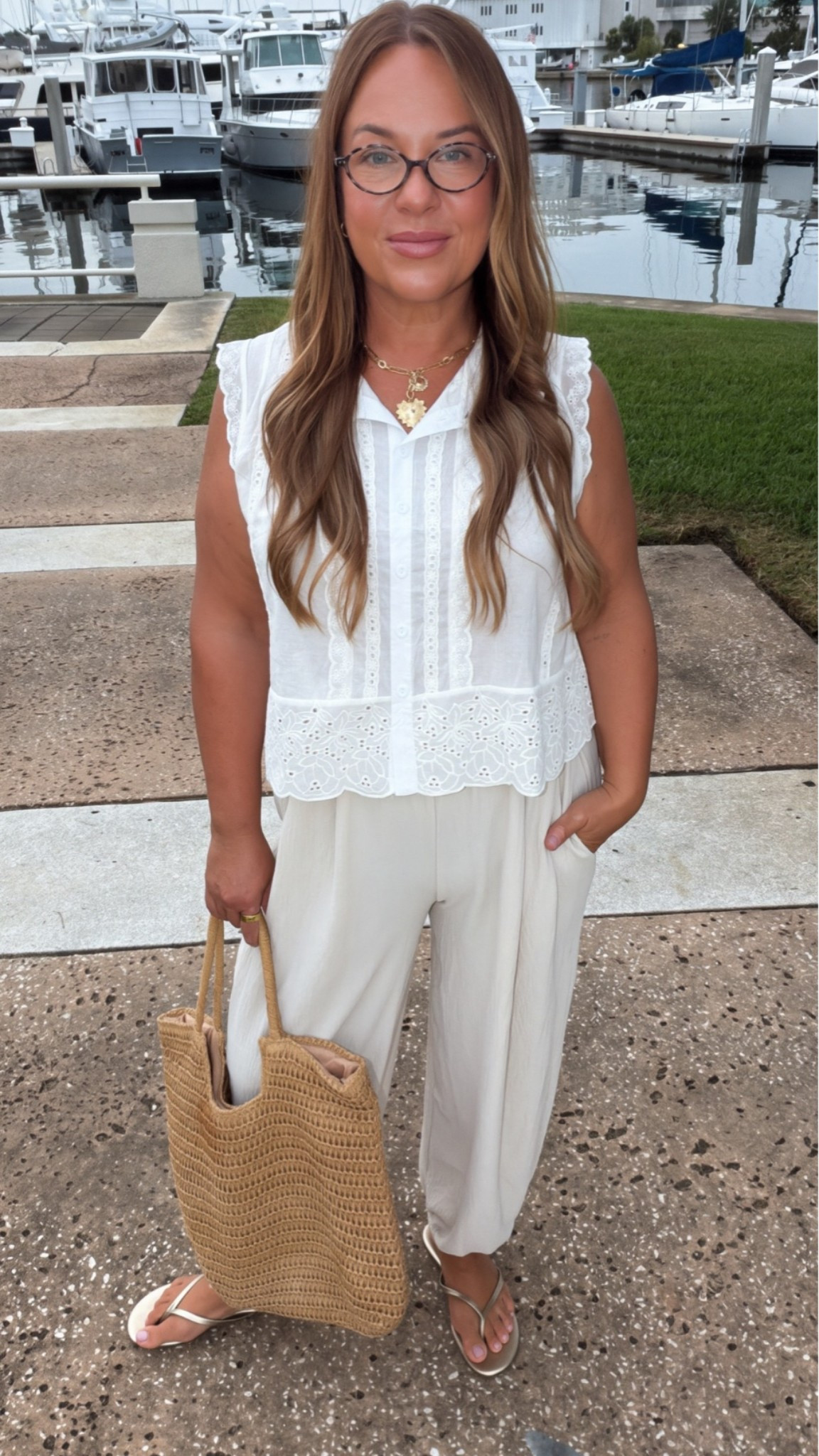 Beachy boho on this toasty Florida summer day ☀️

#LTKootd #LTKOver40 #LTKMidsize